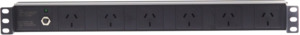 4Cabling 1RU 6 Way GPO Recessed Rack Mount PDU Power Rail (Drop Ship) - Techtonic