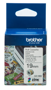 Brother CZ-1003 19mm Printable Roll Cassette - Techtonic