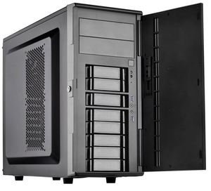 SilverStone CS380B ATX Black Storage Tower with 8 Hotswap Bays - Techtonic