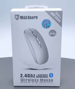 Laptop Accessories: Maxguard 2.4ghz bluetooth wireless mouse M103