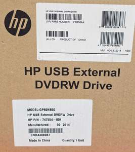 Laptop Accessories: HP USB External DVDRW Drive