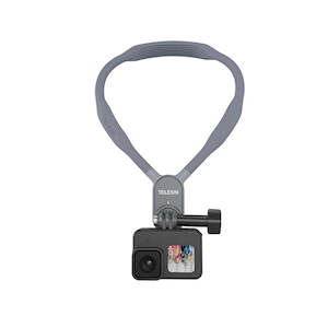 Sports Camera: Magnetic Neck Holder Mount for Action Cameras/ Phones