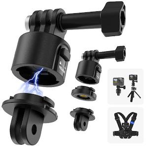 Sports Camera: TELESIN Magnetic Quick-Release Adapter Kit