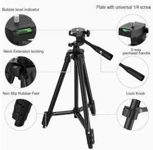 Accessory: YUNTENG VCT5218 Mobile Phone/Camera Tripod
