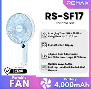 Accessory: REMAX RS-SF17 Multi-Functional Portable Fan