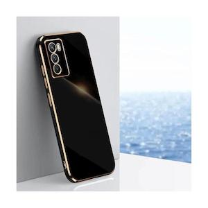 A52 A52s Cases: Straight Edge Soft Shell Mobile Phone Case for Samsung Galaxy A52/52s - Black