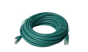 Cat 6a UTP Ethernet Cable, Snagless - 10m Green