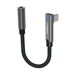 Audio Cables: mbeat Tough Link USB-C to 3.5 Audio Adapter - Space Grey