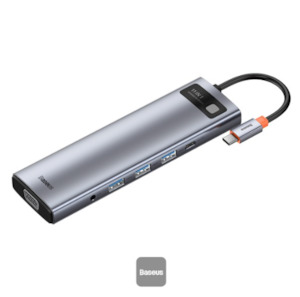 Baseus UltraJoy Series 10-Port HUB Docking Station Space Grey（Type-C to HDMI4K&hellip;