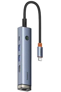Baseus UltraJoy Series 5-Port HUB AIR Space Grey (Type-C to HDMI4K@60Hz*1 USB3.0&hellip;