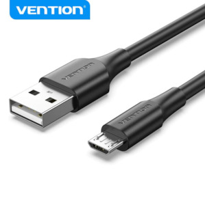 Usb Firewire: Vention USB 2.0 A Male to Micro-B Male 2A Cable 2M Black