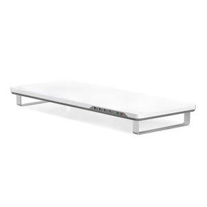 Deepcool: Deepcool M-Desk F1 Monitor Stand Up To 27" & 10kg W/ Audio & 4x USB, GREY