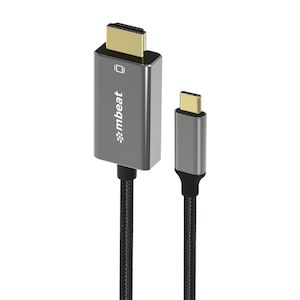 Mbeat: mbeat Tough Link 1.8m 4K USB-C to HDMI Cable -Space Grey