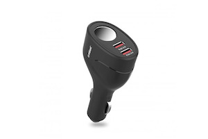 Mbeat: mbeat Gorilla Power Dual Port QC 3.0 Car Charger With Cigar Lighter Socket