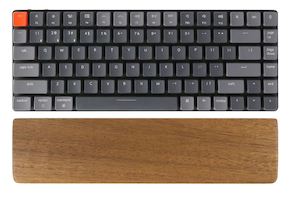 Keyboard: Keychron K3 Walnut Wood Palm Rest. Compatible with K3 / K3 Pro / K7 / K7 Pro / S1