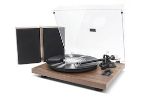 Lifestyle And Tech: mbeat Hi-Fi Bluetooth Turntable with Bookshelf Speakers