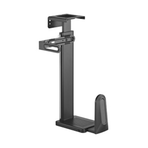 Mobile Device Accessories 1: Matte Black Ultra Wide Adjustable Under-Desk & Wall PC / Gaming PC Mount