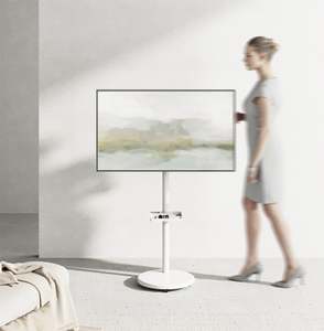 Bracom Chic TV Display Floor Stand White