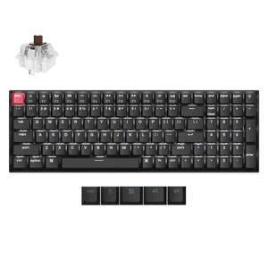 New: Keychron K4X-A3, 96% layout, QMK, White Backlight, Super Switch Brown, Wireless Mechanical Keyboard