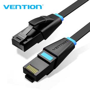 Audio Visual: Vention Flat Cat.6 UTP Patch Cable 20M Black