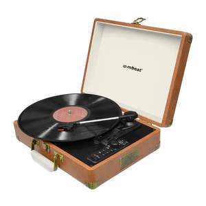 Audio Visual: mbeat Retro Turntable Recorder with Bluetooth & USB Direct Recording