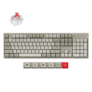 Input Devices: Keychron C2 Pro 8K QMK Wired RGB Backlight Hot-Swap Keychron Super RED Switch Mechanical Keyboard