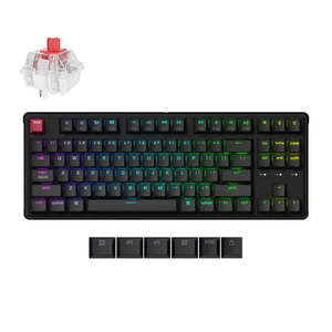 Input Devices: Keychron C3 Pro 8K QMK Wired RGB Backlight Hot-Swap Keychron Super RED Switch Mechanical Keyboard