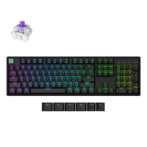 Keychron K10 HE Wireless Black Gateron Double-Rail Magnetic Nebula Magnetic Switch Keyboard