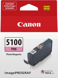 Canon Inkjet Cartridges: PFI-5100PM Canon Photo Magenta Ink Tank