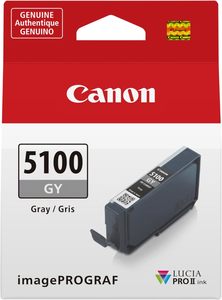 Canon Inkjet Cartridges: PFI-5100GY Canon Gray Ink Tank