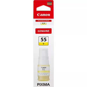 Canon Inkjet Cartridges: GI-55Y Canon Yellow Ink Bottle