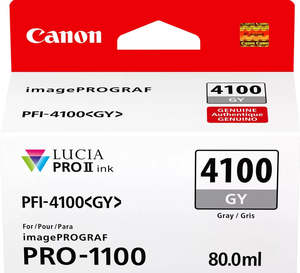 Canon Inkjet Cartridges: PFI-4100GY Canon Grey Ink Tank