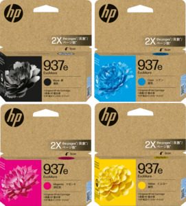 937E HP EvoMore High Capacity Set of 4 Inks (BK/C/M/Y)