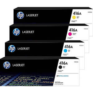 Original Hp Toners: 416A HP Standard Toner Set (W2040/1/2/3A)