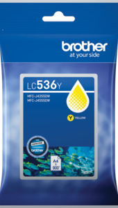 LC536Y Brother Yellow Ink Cartridge