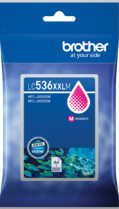 Inkjet Cartridges 1: LC536XXLM Brother Super Hi Yield Magenta Ink Cartridge