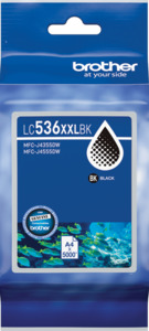 Inkjet Cartridges 1: LC536XXLBK Brother Super Hi Yield Black Ink Cartridge