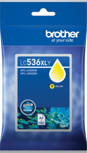 LC536XLY Brother Hi Yield Yellow Ink Cartridge