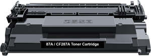 Toners: 87A Compatible HP Black Toner (CF287A)