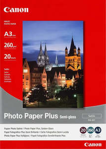 A3 Photo Paper: A3 260gsm Canon Photo Paper Semi-gloss 20 sheets