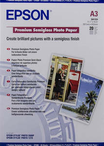 A3 Photo Paper: A3 251gsm Premium Semigloss Photo Paper 20 sheets