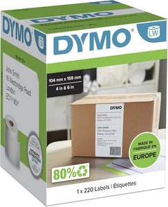 S0904980 Dymo LW 104mm x 159mm XL Shipping Label