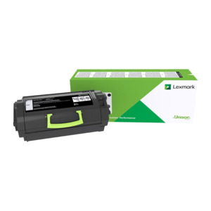 Original Lexmark Toners: Lexmark 58D6X0E Black 35k Return Programme Toner Cartridge