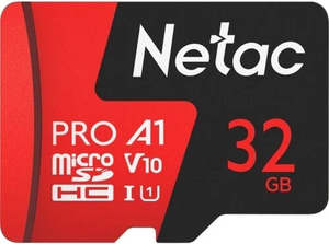 Micro Sd: Netac P500 Extreme Pro 32GB V10 UHS-I Micro SDHC Card w/ Adapter