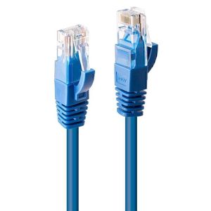 Network: Lindy 3m CAT6 U/UTP Gigabit Network Cable - Blue