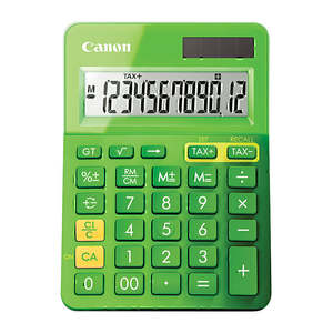 Calculator: Canon LS123M Green Calculator