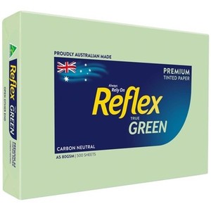 A5 Copy Paper: A5 80gsm Green Reflex Undertones paper 500 sheets