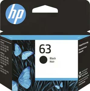 63: 63 HP Black Ink Cartridge