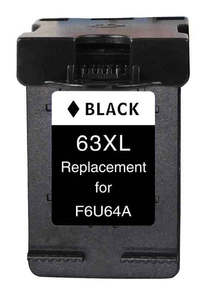 63XL Compatible High Capacity Black Cartridge for HP