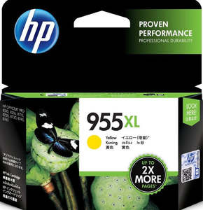 955 959: 955XL HP Yellow Hi Capacity Ink Cartridge